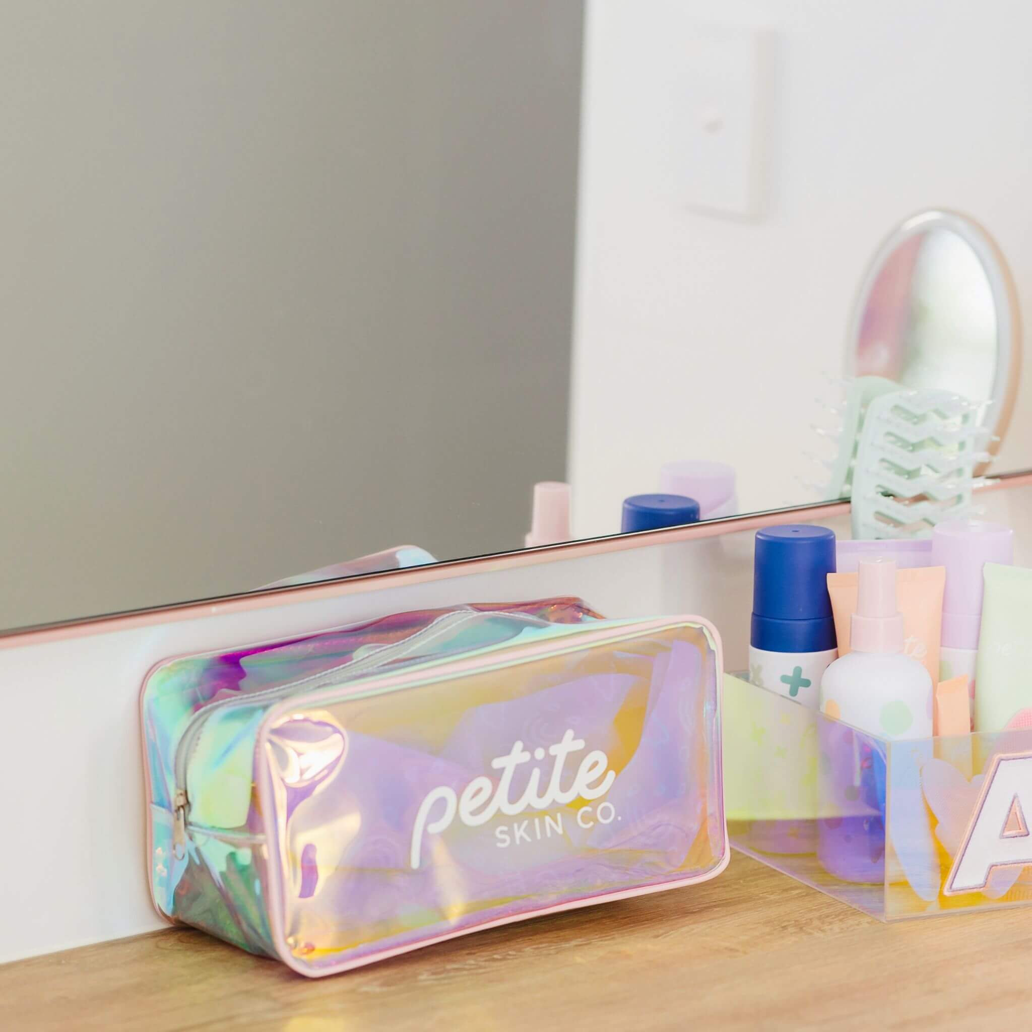 Holographic Skincare Bag