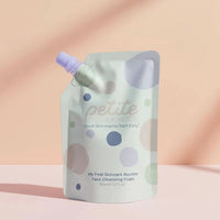Face Cleanser Refill Pouches by Petite Skin Co., Australian made natural face cleansing foam designed for gentle skincare for 7 to 14 year olds, promoting good skin habits early.
