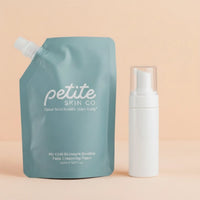 Daily Duo Kit | Crosses Collection featuring Australian made, natural face cleansing foam and gentle foam dispenser, designed for the biology of 7 to 14 year old skin. Good Skin Habits Start Early.
