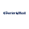 The Courier Mail logo in dark blue with a silhouette of the Australian state of Queensland between the words Courier and Mail on a white background.