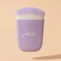 Sunscreen Applicator Brush with soft synthetic bristles and gentle lilac handle, designed by Petite Skin Co., Australian made for the biology of 7 to 14 year old skin. Good Skin Habits Start Early.