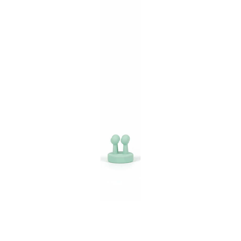 Daily Essentials Hook in mint color with strong adhesive backing, made from high-quality water-resistant plastic, Australian made, natural, designed for the biology of 7 to 14 year old skin. Good Skin Habits Start Early.